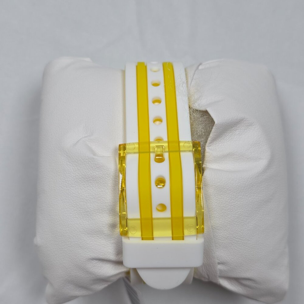 Invicta Subaqua Watch White Yellow Gold Diver 100M Quartz Silicone Strap New/Box - Picture 5 of 6